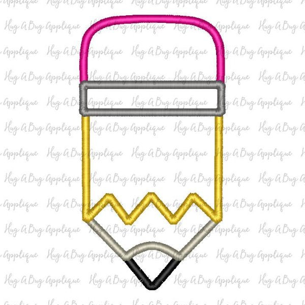 Pencil Applique Design, Applique
