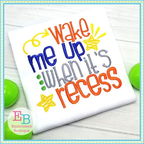 Recess Embroidery Design, Embroidery