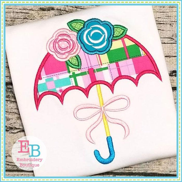 Umbrella Roses Applilque, Applique