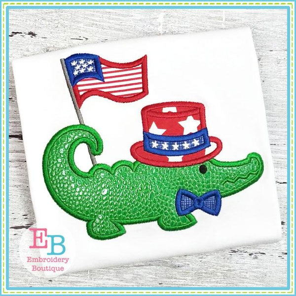 Gator Flag Applique, Applique