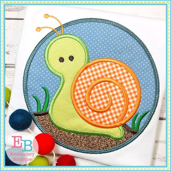 Circle Snail Applique, Applique