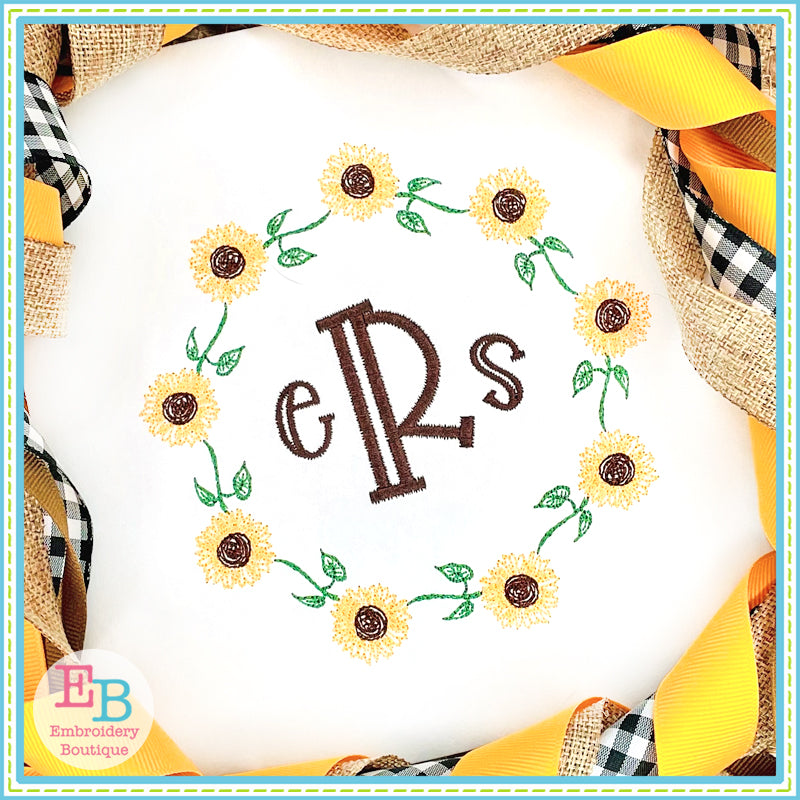 Sunflower Embroidery Frame, Embroidery
