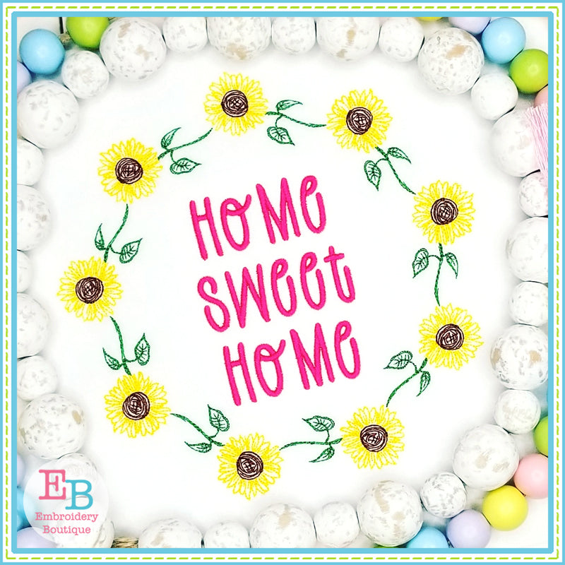 Sunflower Embroidery Frame, Embroidery