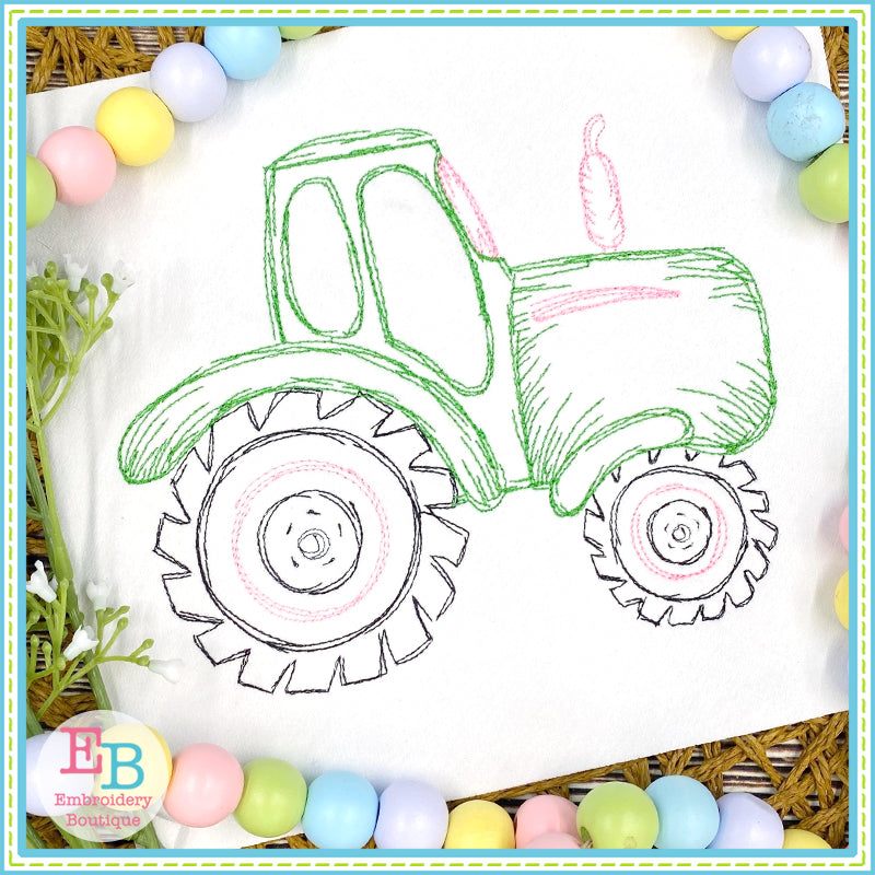 Farm Sketches Embroidery Design Set, Embroidery