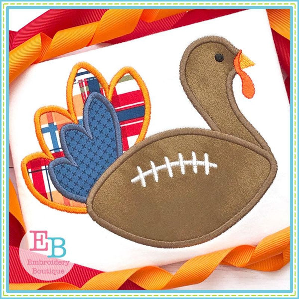 Football Turkey Satin Applique, Applique