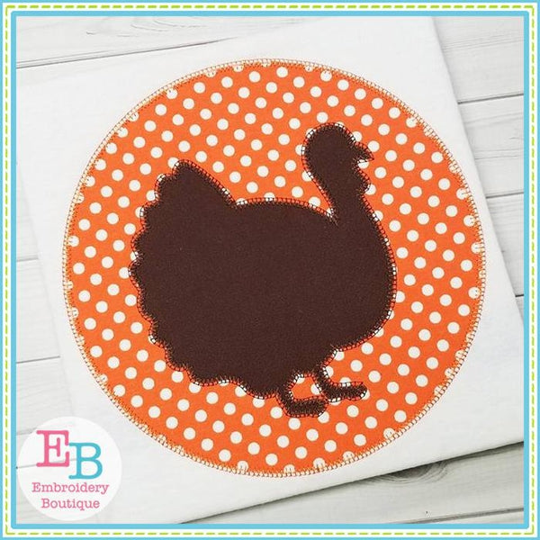 Turkey Blanket Stitch Patch, Applique