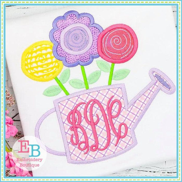 Watering Can Applique, Applique