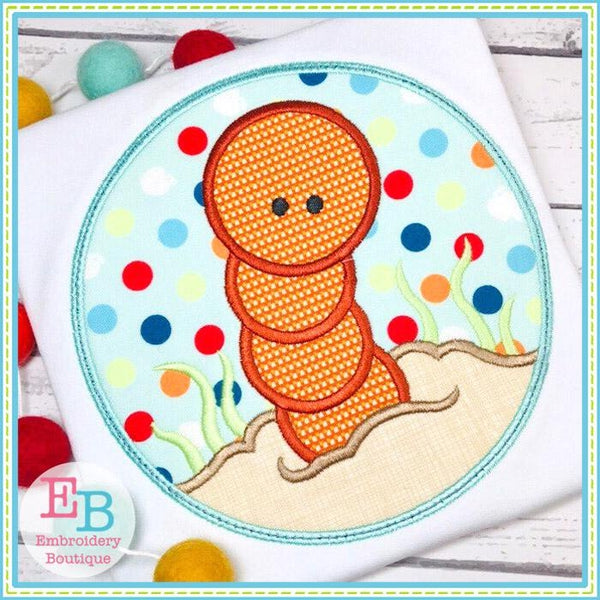 Circle Worm Applique, Applique