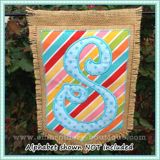 Layered Garden Flag, Applique