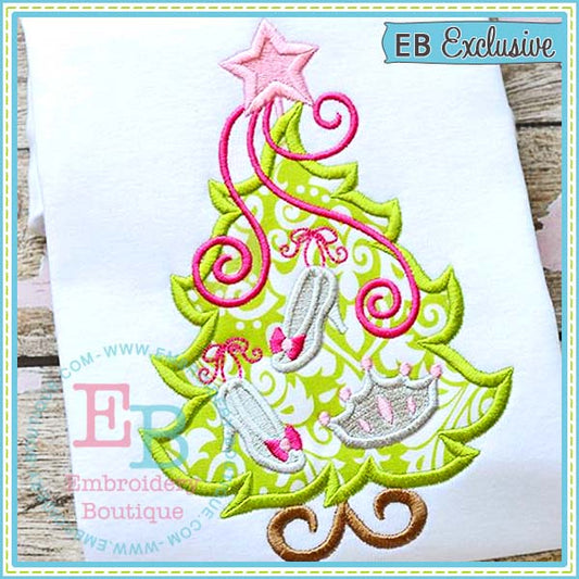 Princess Tree Applique, Applique