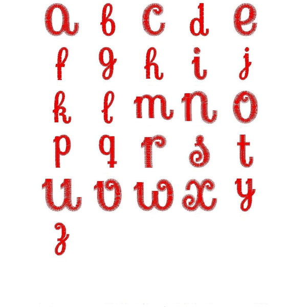 Apple Pie Embroidery Font, Embroidery Font