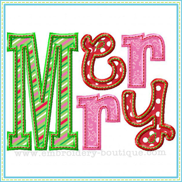 Merry Api Merry Applique | Embroidery Boutique