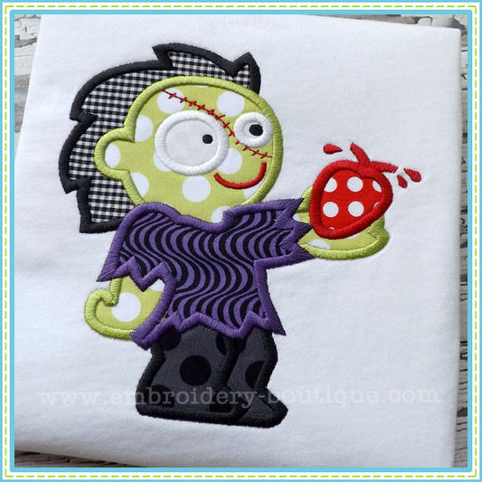 Zombie Heart Applique, Applique