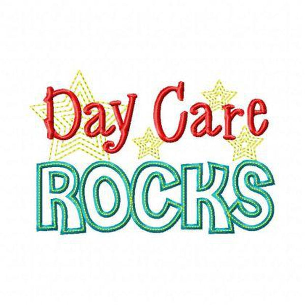 Day Care Rocks, Applique