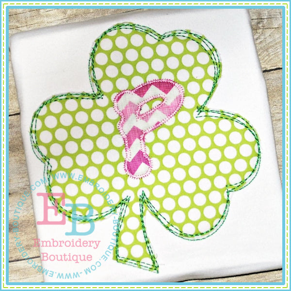 Scribble Shamrock Applique, Applique