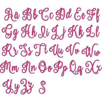 Naomi Embroidery Font