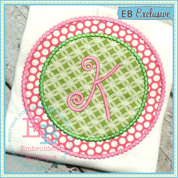 Applique Shapes Set (Dotted and Satin), Applique