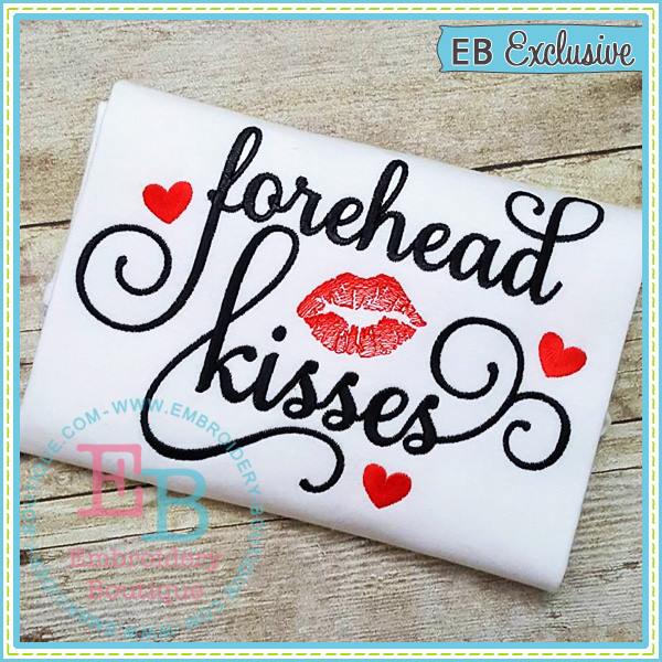 Forehead Kisses Design, Embroidery