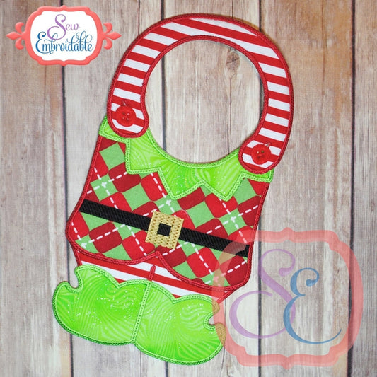 ITH Elf Body Bib, In The Hoop Projects