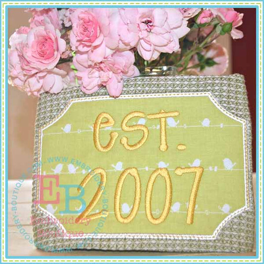 Laura's Frame, Applique