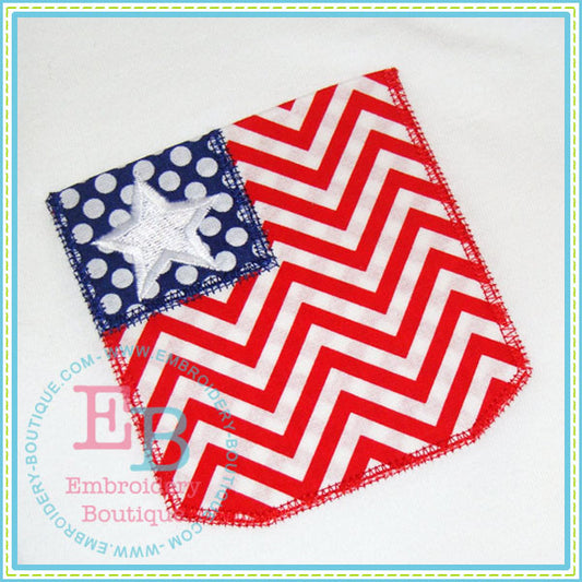 Patriotic Pocket, Applique