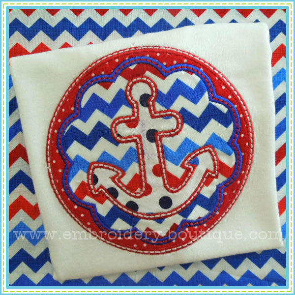 Anchor Patch Applique, Applique