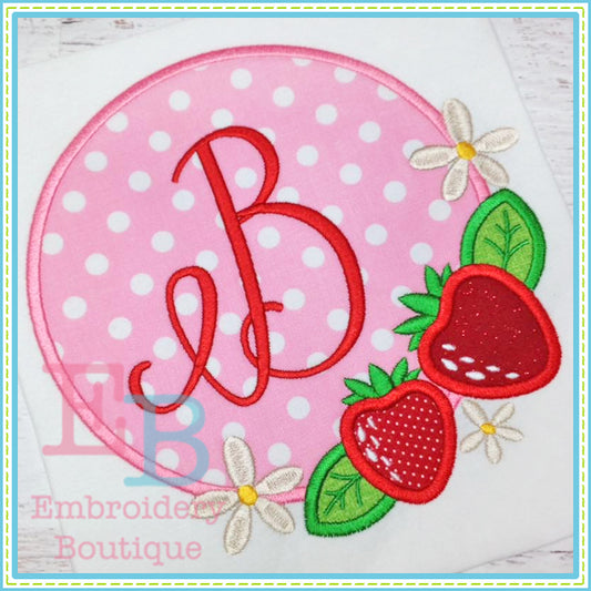 Strawberry Frame Design, Applique