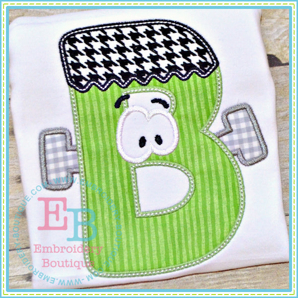 Frankie Applique Alphabet, Applique Alphabet