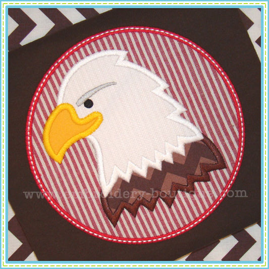 Bald Eagle Patch Applique, Applique