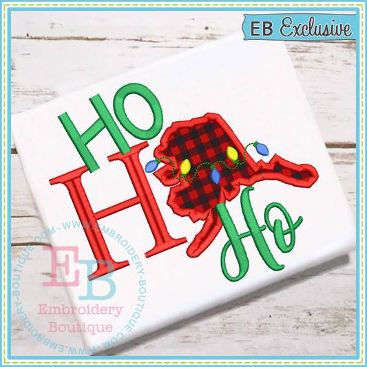 Ho Ho Ho Alaska Applique, Applique