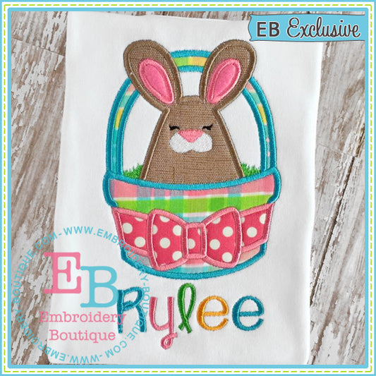 Bunny Basket Applique, Applique