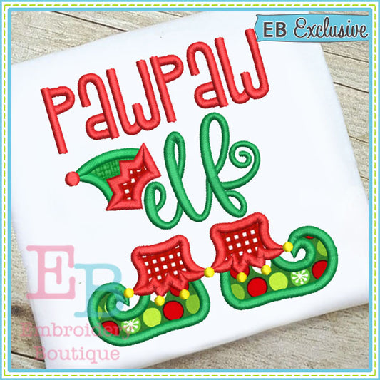 Pawpaw Elf Applique, Applique