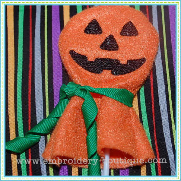 Tall Pumpkin Treat Bags, In The Hoop Projects