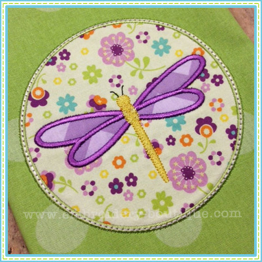 Dragonfly Patch Applique, Applique