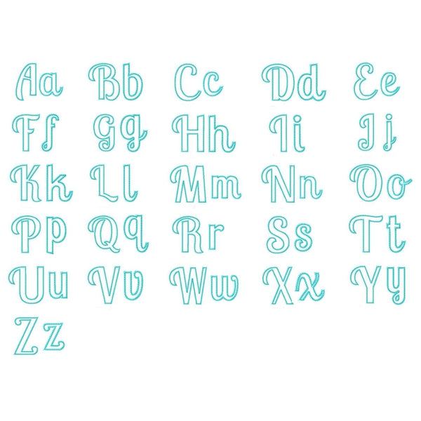 Summer Applique Alphabet, Applique Alphabet