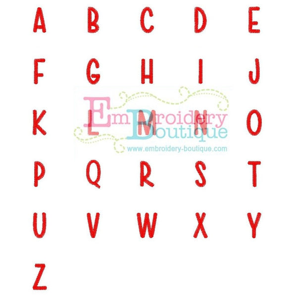 Hey Pretty Girl Embroidery Font, Embroidery Font