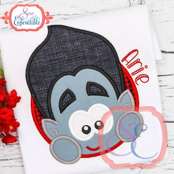 Dracula Circle Applique, Applique