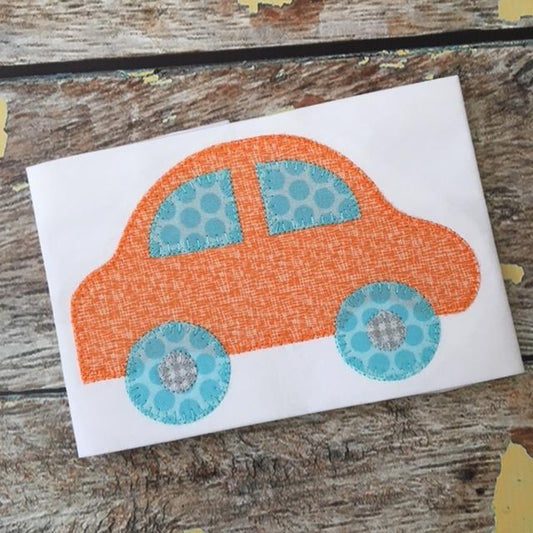 Car Blanket Stitch Applique Design, Applique
