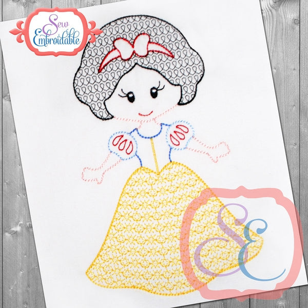 Little Princess 1 Motif Design, Embroidery