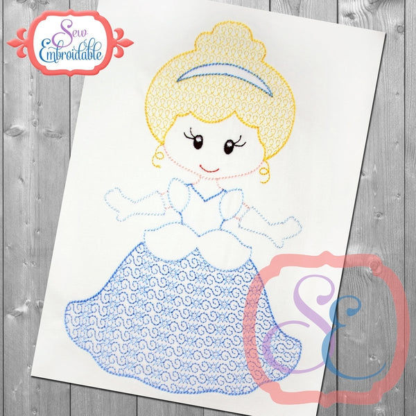 Little Princess 2 Motif Design, Embroidery