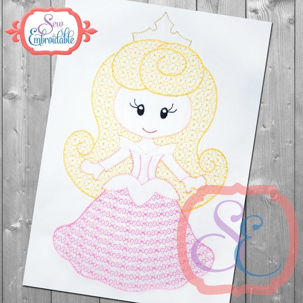 Little Princess 3 Motif Design, Embroidery
