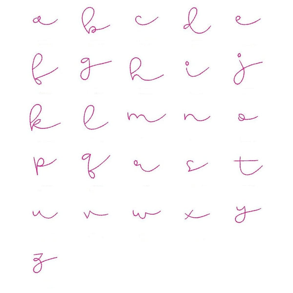 Lemon Cookies Embroidery Font, Embroidery Font