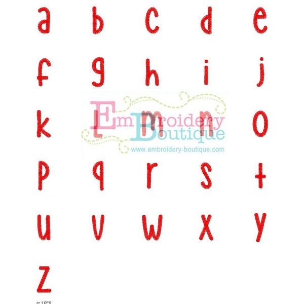 Hey Pretty Girl Embroidery Font, Embroidery Font