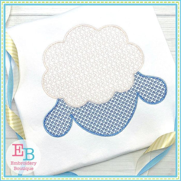Motif Lamb Face Design, Embroidery