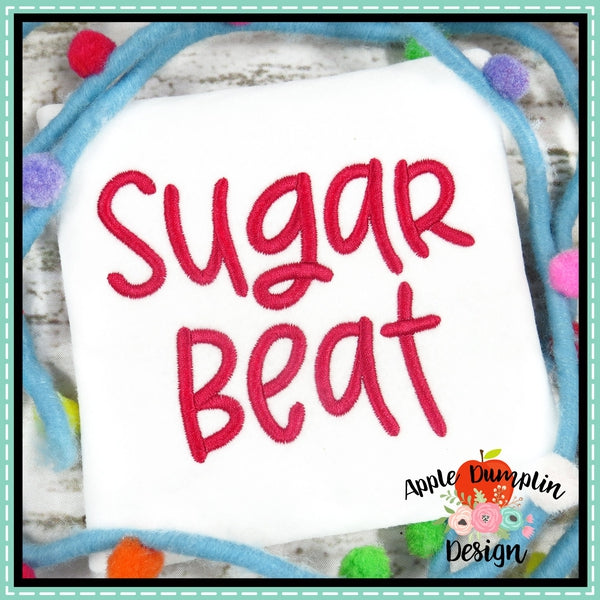 Sugar Beat Embroidery Alphabet, Embroidery Font