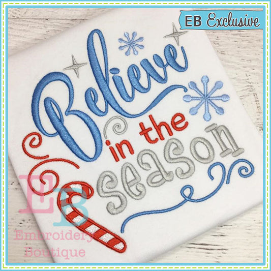Believe in Season Design, Embroidery