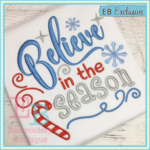 Believe in Season Design, Embroidery
