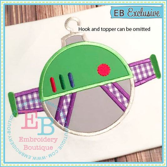 Space Boy Ornament Applique, Applique