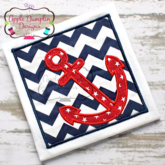 Anchor Applique Design, applique