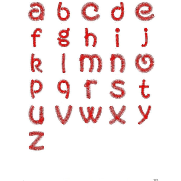 Milk And Cookies Embroidery Font, Embroidery Font